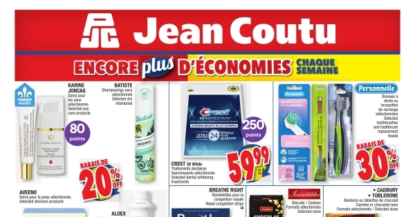 Circulaire Jean Coutu - Encore Plus d'Économies
